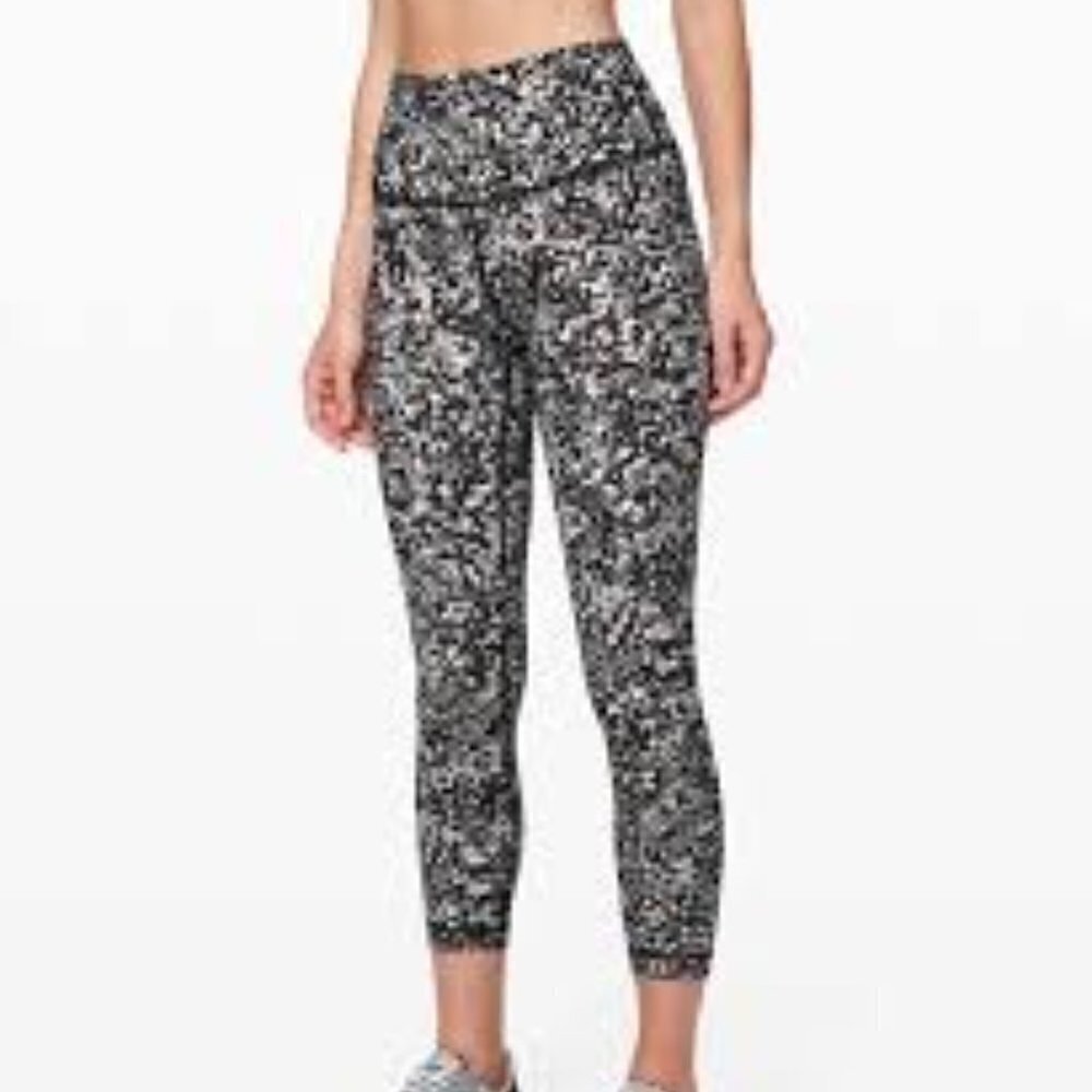 3/$30 LULULEMON Pace Rival Crop Leggings 22" Full On Luxtreme Floral 4
